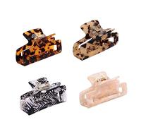 Homoyoyo 4 Pcs Pasadores de Garra para Cabello Diseño Geométrico Antideslizantes para Mujer y Niña Uso Diario y Oficina
