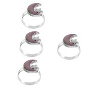 Homoyoyo 4 Piezas Anillo Mujer Anillo de Cambio de Color Joyería de Estado de Ánimo Ocasiones Especiales