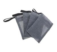 Homoyoyo 4 piezas Bolsa para Jabón de Nylon Duradera con Diseño Colgante de Unidades para Almacenamiento Práctico y Exfoliante para Barras de Jabón Ducha y Baño