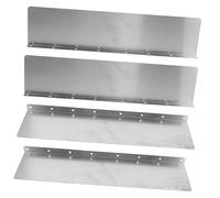 Homoyoyo 4 Piezas Desviadores de Lluvia para Canalones Protección para Gutter Fabricados Instalación Adecuados para Varios Ángulos de Tejado Previenen Salpicaduras y Daños Exteriores Casa