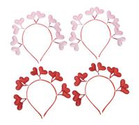 Homoyoyo 4 piezas Diademas con para San Valentín Accesorios Decorativos para Fiestas Diademas Románticas para Mujeres y Niñas