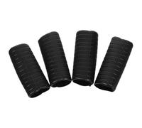Homoyoyo 4 Piezas Funda de Goma para de Violín, Guía de Dedos para Violín, Negra, Fácil Instalación, Mejora la Precisión al Tocar, para Práctica y Actuación