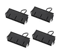 Homoyoyo 4 Piezas Motor de Arranque verificador de Poder Arrancador de Fuente de alimentación de 24 Pines Saltador Puente de Puente de Fuente de alimentación ATX Puente de Poder computadora