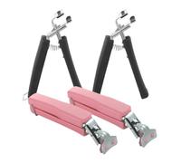 Homoyoyo 4 Piezas Pinza de Sujeción de Placa Portátil de Acero Inoxidable | Uso Exterior, Diseño Anti-escaldaduras, Clip para Vajilla y Soporte de Platos en Cocina Portátil