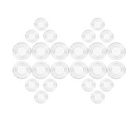Homoyoyo 40 Almohadillas de Fieltro Transparentes de PVC para Muebles y Mesas de Cristal, Antideslizantes y Multifunción para Uso en Hogar y Oficina