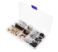 Homoyoyo 40 piezas Broches Magnéticos de Presión para Ropa y Bolsos Cierres Duraderos de Resistentes al Óxido y Fácil Instalación para DIY Chaquetas Mochilas