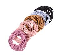Homoyoyo 40piezas Accesorios De Cabello Coleteros Para Mujeres Gomas De Pelo Materiales Elásticos Para Fiestas y Oficina