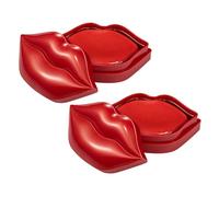 Homoyoyo 40piezas Mascarillas De Gel Hidratante Para Labios Cuidado Nocturno Antiarrugas Almohadillas Labiales De Membrana Herramienta Cuidado Labial