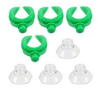 Homoyoyo 4piezas Abrazadera para Tubería De Agua De Soporte para Tubo De Alimentación De Acuario Clip con Ventosa para Acuario para Fijar Tubos De Alimentación
