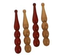Homoyoyo 4piezas Herramientas De Masaje Cuentas Redondas Varillas De Masaje Para Acupresión Para Masajeador Facial y Cuidado Piel Casa