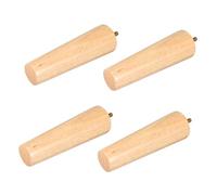 Homoyoyo 4piezas Patas De Repuesto Originales para Muebles De Madera Natural Patas Cónicas para Mesa Escritorio y Sofa Alta Resistencia y Diseño Elegante