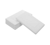 Homoyoyo 4piezas Revestimiento De Paredes Tapa Ciega Blanca Tapas Ciegas Para Paneles Eléctricos Para Enchufes Para Cajas De Conexiones Placa De Parede Placa Para Pared Fácil Instalación