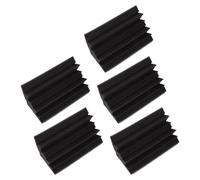 Homoyoyo 5 Azulejos de Espuma Acústica Trapezoidal Antillamas Absorción de Sonido para Reducción de Ecos en Estudios de Grabación y Salas Vocales