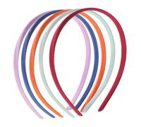 Homoyoyo 5 Diademas de Color, Accesorios Cabello para Niñas, Diademas Anchas de Tela, Antideslizantes y Versátiles, para Manualidades y Uso Diario