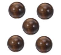 Homoyoyo 5 Piezas Bolas de Piedra Natural Ojo de Tigre Sin Agujero Esferas Redondas Sueltas Accesorios DIY para Collares y Pulseras