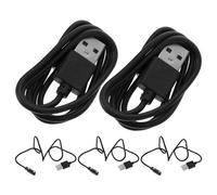 Homoyoyo 5 piezas Cable de Carga Magnético Rápido para Smartwatch y Teléfono Cable USB con Conectores Cargador Portátil para Relojes y Bandas Inteligentes Casa y Oficina