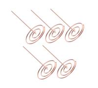 Homoyoyo 5 piezas Soporte para Recibos de Escritorio Metal Rosa Organizador de Billetes y Tickets para Restaurantes y Oficinas Accesorio Duradero para Gestión de Pedidos y