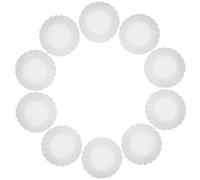 Homoyoyo 50 Capacillos para Postres sin Pliegues Papel Antiadherente Resistente a la Grasa para Moldes de 6 Pulgadas Bandejas de Papel para Hornear Pasteles Suministros de Cocina para