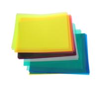 Homoyoyo 50 Hojas Papel Celofán Translúcido de Colores para Manualidades Infantiles Filtros de Luz Coloreados Láminas de Celofán Transparente para Proyectos Creativos y Decoración Festiva
