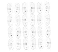 Homoyoyo 50 Pares Almohadillas para Nariz Gafas Silicona Antideslizantes Cojines Suaves para Reemplazo para Gafas Kit Reparación Cómodo y Duradero