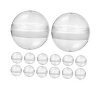 Homoyoyo 50 Piezas Bolas Rellenable Transparente Cápsulas para Máquina de Chicles Almacenamiento y Exhibición de Juguetes Fiesta