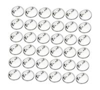 Homoyoyo 50 Piezas Broche De Disco Base Para Broche y Disco Suministros Para Broches Bandejas Para Broches Accesorios De Decoración Manualidades Joyería Cierres Redondas
