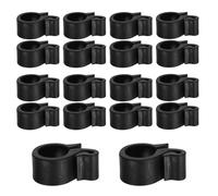 Homoyoyo 50 piezas Clips de Abrazadera para Tubería de Riego Jardín Soporte de Plástico PE para Fijación y Colgado de Mangueras Clips Pequeños para Invernadero y Uso Portátil