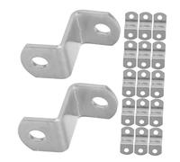 Homoyoyo 50 Piezas Clips de Lienzo Forma Z para Marcos de Fotos Sujetadores Metálicos para Esquinas de Marcos Accesorios Versátiles para Espejos y Lienzo