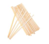 Homoyoyo 50 Piezas Material Bambú para Manualidades Palos Planos para Abanicos y Kit Diy para Proyectos y Artesanales