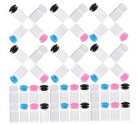Homoyoyo 50 Piezas Mini Botellas De Corcho De Vidrio 05 Ml Transparentes Para Manualidades - Decoración y Almacenamiento De De Fiesta