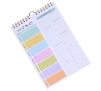 Homoyoyo 52 Hojas Planificador Semanal de Comidas, Cuaderno de Planificación de Comidas A5, Hojas Desprendibles sin Fecha, Encuadernación en Espiral, Papel, para Menú y Lista de Compras,