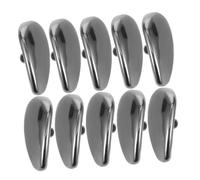 Homoyoyo 5pares Almohadillas Nariz de Gafas Reemplazo de Almohadillas Nariz Puente Nasal para Gafas Color Oscuro de Seguridad