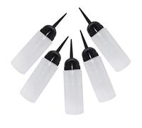 Homoyoyo 5piezas Bote de Champú Recargable de Boquilla Oblicua de Botella de Tinte Cabello Contenedor de Tinte para Salón de Peinado