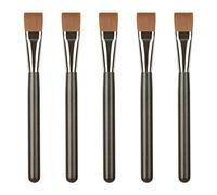 Homoyoyo 5Piezas Cepillos de Maquillaje Facial Planos de Aplicadores de Reutilizables Material Premium y Flexibles Perfectos para Cuidado y Maquillaje