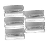 Homoyoyo 5piezas Estuche De Metal para Lápices Caja Rectangular De Almacenamiento Estuche De Hojalata Frosted para Estudiantes Color Plata