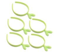 Homoyoyo 5piezas Linda Diadema De Brotes De Soja Diademas De Accesorios Cabello Temática Vegetal Para Fiestas De Cuidado y Yoga