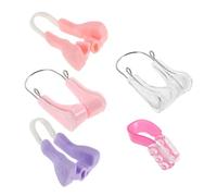 Homoyoyo 5piezas Pinza Nariz de Dispositivo para Embellecer la Nariz Realzador Altura del Puente Nasal Pinza Nasal Invisible para Uso Diario y Nocturno