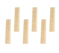 Homoyoyo 6 Alfombrillas para Hacer Sushi de Bambú Natural Cortinas Densas y Uniformes Herramienta Casera para Enrollar Sushi Accesorio para Cocina Japonesa Pack en Casa