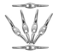 Homoyoyo 6 Ganchos Metálicos para Persianas Sujetadores de Cordón de Seguridad Topes para Cuerda de Cortina Tamaño Compacto para Ventana Accesorios Prácticos para Enrollador de Cable