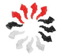 Homoyoyo 6 Horquillas con Cuernos de Accesorios Diy para Cosplay Halloween Materiales Resistentes para Mujeres para Disfraces Demoníacos y Fiestas