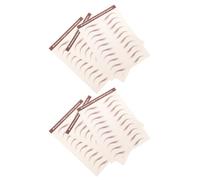 Homoyoyo 6 Láminas de Pegatinas para Cejas Postizas 3D Autoadhesivas Resistentes al Agua Color Marrón para Maquillaje Diario y Transferencia de Cejas Apariencia Natural