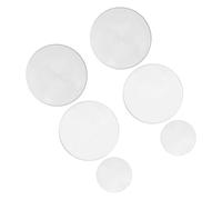 Homoyoyo 6 Lentes Ópticas de Convexo Doble Diámetro de 50 Mm, Demostración de Fundamentos Ópticos para para Científicos y Laboratorios