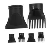 Homoyoyo 6 piezas Boquilla para Secador de Pelo de Plástico Concentrador y Peine para Estilismo Profesional Salones y Doméstico Accesorio Ligero y Compacto para Peinados