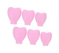 Homoyoyo 6 Piezas Cubiertas Protectoras de Silicona para Brochas de Maquillaje de Antipolvo y Antiextraviadas Funda Práctica para Brochas Base y Abanico Organizador Duradero para Diaria