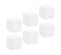 Homoyoyo 6 Piezas Cubo Molar de Calcio para Tortuga y Lagarto de Mineral Blanco Que Promueve la Salud Dental y Potencia la Fuerza Física, Adecuado para Disolver en Agua