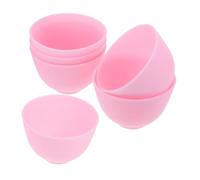 Homoyoyo 6 Piezas Cuencos Faciales de Silicona Suave para Mascarillas Bol Mediano Apilable con Boca Ancha para Cuidado Piel y Maquillaje DIY