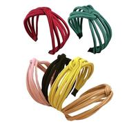 Homoyoyo 6 piezas Diademas Anchas de Tela para Mujer Set de Accesorios Elegantes para Bodas Fiestas y