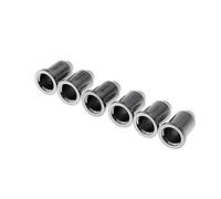 Homoyoyo 6 Piezas Hebilla Para Cuerpo De Guitarra Eléctrica Hebilla Para Cuerdas De Guitarra Eléctrica Color Plateado Para Cambiar o Reparar El Encordado De Tu Instrumento