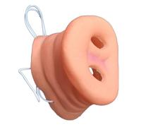 Homoyoyo 6 Piezas Máscara de Hocico de Cerdo de Látex Ligera y Fácil de Usar con Banda Elástica para Fiestas y Bromas Divertidas
