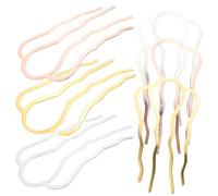 Homoyoyo 6 piezas Peines de Metal Ondulados para Cabello de Unidades Dorado Rosa y Plata Horquillas Laterales Elegantes para Mujeres y Niñas Accesorio para Bodas y Fiestas